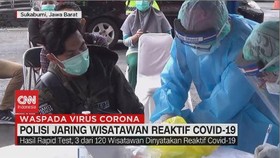 VIDEO: Polisi Jaring Wisatawan Reaktif Covid-19