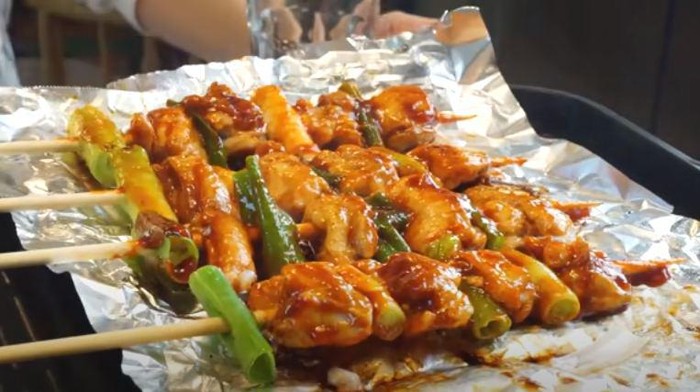 Resep Sate Korea ala Youtuber Kimbab Family