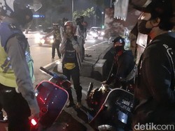 Malam Tahun Baru, Puluhan Motor dari Tangerang Dihalau Masuk Jakarta