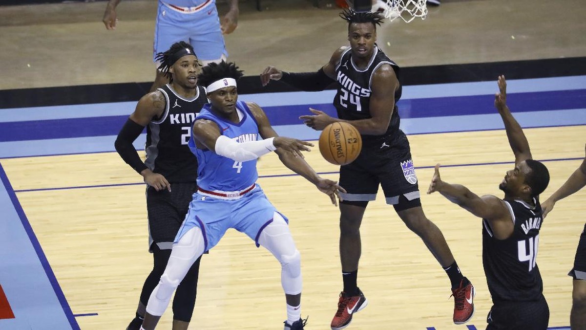 FOTO: Harden Cemerlang, Rockets Menang