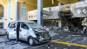 FOTO: Dampak Ledakan `Penyambut` Pemerintahan Baru Yaman