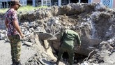 FOTO: Dampak Ledakan `Penyambut` Pemerintahan Baru Yaman Ledakan hebat merusak Bandara Aden, tak lama setelah pesawat yang membawa kabinet pemerintahan baru Yaman tiba dari Arab Saudi, 30 Desember 2020.