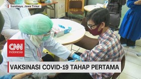 VIDEO: Vaksinasi Covid-19 Tahap Pertama