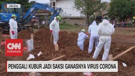 VIDEO: Penggali Kubur Jadi Saksi Ganasnya Virus Corona