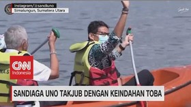 VIDEO: Sandiaga Uno Takjub Dengan Keindahan Toba