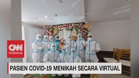 VIDEO: Pasien Covid-19 Menikah Secara Virtual