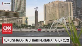 VIDEO: Kondisi Jakarta di Hari Pertama Tahun 2021
