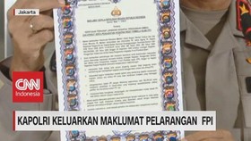 VIDEO: Kapolri Keluarkan Maklumat Pelarangan FPI