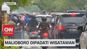 VIDEO: Malioboro Dipadati Wisatawan