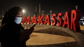Gerimis Warnai Perayaan Tahun Baru 2025 di Makassar