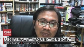 VIDEO: AJI Desak Maklumat Kapolri Tentang FPI Dicabut