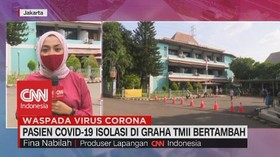 VIDEO: Pasien Covid-19 Isolasi di Graha TMII Bertambah
