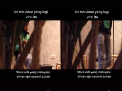 Pelayan Kafe Perlakukan Driver Ojol Seperti Sultan Ini Tuai Pujian