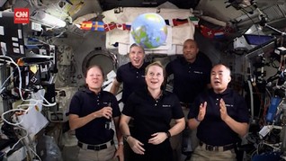 VIDEO: Cara Unik Astronaut di ISS Rayakan Tahun Baru
