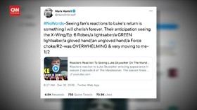 VIDEO: 'Luke Skywalker' Terharu Lihat Reaksi Fan Mandalorian