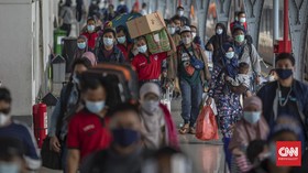 11 Ribu Penumpang Kereta Tinggalkan Jakarta Hari Ini