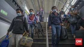 3.070 Orang Pergi Pakai KA Jarak Jauh Saat H+1 Larangan Mudik