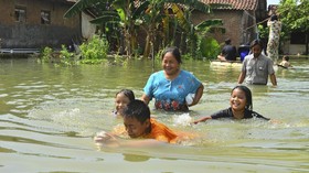 Banjir Masih Kepung Kudus Jateng, Jumlah Pengungsi Capai 1.128 Jiwa