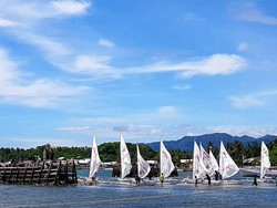 Masih Pandemi Corona, Lomba Perahu Layar di Polman Tetap Digelar