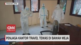 VIDEO: Penjaga Kantor Travel Tewas di Bawah Meja