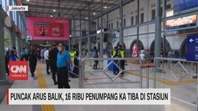 VIDEO: Arus Balik, 16 Ribu Penumpang KA Tiba di Stasiun
