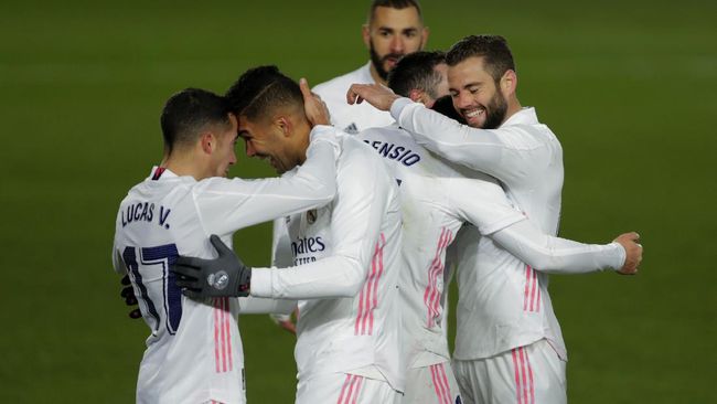 Real Madrid menang 2-0 atas Celta Vigo dalam pertandingan pekan ke-17 Liga Spanyol, Minggu (3/1) dini hari waktu Indonesia.