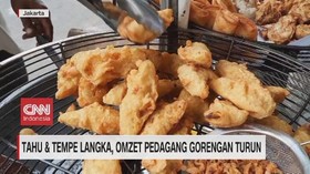 VIDEO: Tahu Tempe Langka, Omzet Pedagang Gorengan Menurun