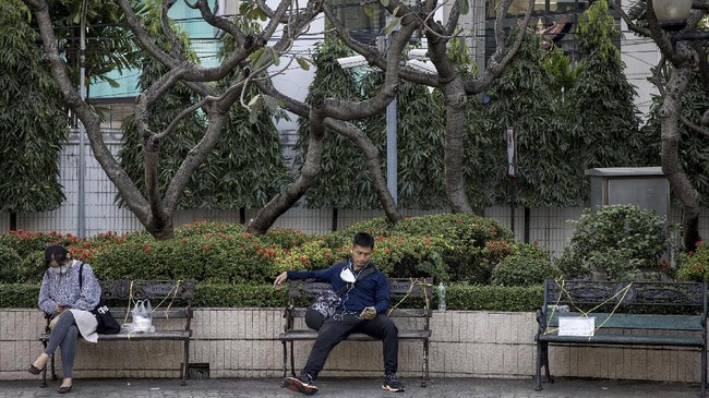 FOTO: Bangkok Lockdown Akibat Lonjakan Kasus Covid-19