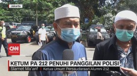 VIDEO: Ketum PA 212 Penuhi Panggilan Polisi