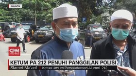 VIDEO: Ketua Umum PA 212 Penuhi Panggilan Polisi