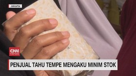 VIDEO: Penjual Tahu Tempe Mengaku Minim Stok