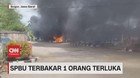 VIDEO: SPBU di Bogor Terbakar 1 Orang Terluka
