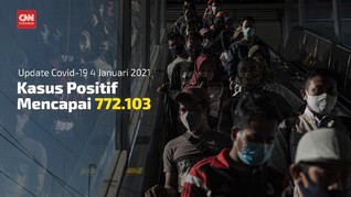 VIDEO: Total Kasus Covid-19 Capai 772.103 Per 4 Januari