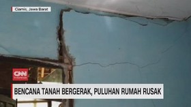 VIDEO: Bencana Tanah Bergerak, Puluhan Rumah Rusak