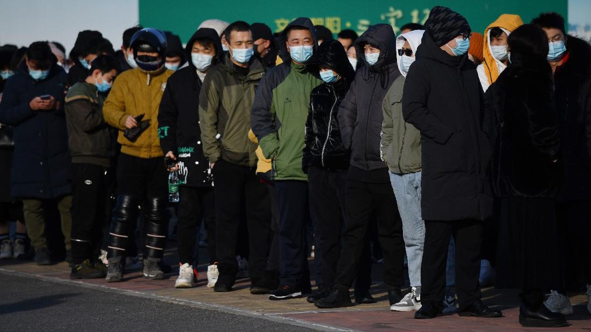 FOTO: China Kebut Vaksinasi Covid Jutaan Orang Sebelum Imlek