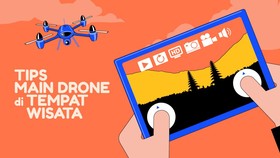 INFOGRAFIS: Tips Main Drone di Tempat Wisata