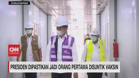 VIDEO: Jokowi Dipastikan jadi Orang Pertama Disuntik Vaksin