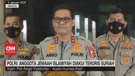 VIDEO: Polri: Anggota Jemaah Islamiyah Diakui Teroris Suriah