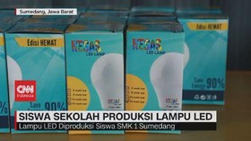 VIDEO: Siswa Sekolah di Sumedang Produksi Lampu LED