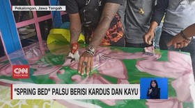 VIDEO: Spring Bed Palsu Berisi Kardus dan Kayu