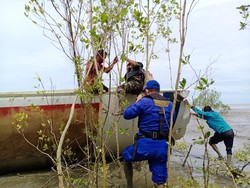Ada Tulisan CNSA, Ini Titik Penemuan Puing Diduga Badan Pesawat di Kalteng