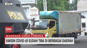VIDEO: Vaksin Covid-19 Sudah Tiba di Berbagai Daerah