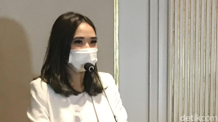 Gisella Anastasia saat ditemui di hotel Four Seasons.
