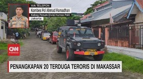 VIDEO: Penangkapan 20 Terduga Teroris di Makassar