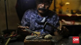 FOTO: Wajah Lesu Cikini Gold Center di Tengah Pandemi