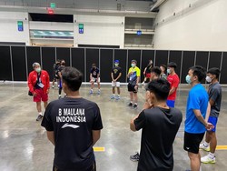 Tim Bulutangkis Indonesia Sempat Canggung Latihan di Bangkok
