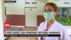 VIDEO: 9 Ribu Nakes jadi Penerima Pertama Vaksinasi