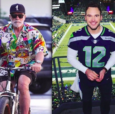 Momen Lucu saat Arnold Schwarzenegger Panggil Chris Pratt 'Chris Evans'