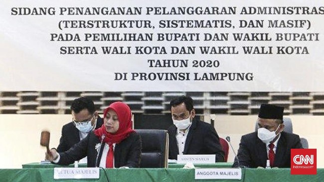 Pemenang Pilkada Bandar Lampung mengajukan gugatan ke MA atas putusan diskualifikasi KPU yang membatalkan kemenangan paslon nomor 3 itu