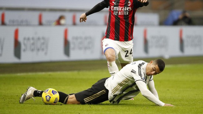 Cristiano Ronaldo tidak banyak memberikan ancaman saat Juventus mengalahkan AC Milan dalam laga Liga Italia di San Siro.